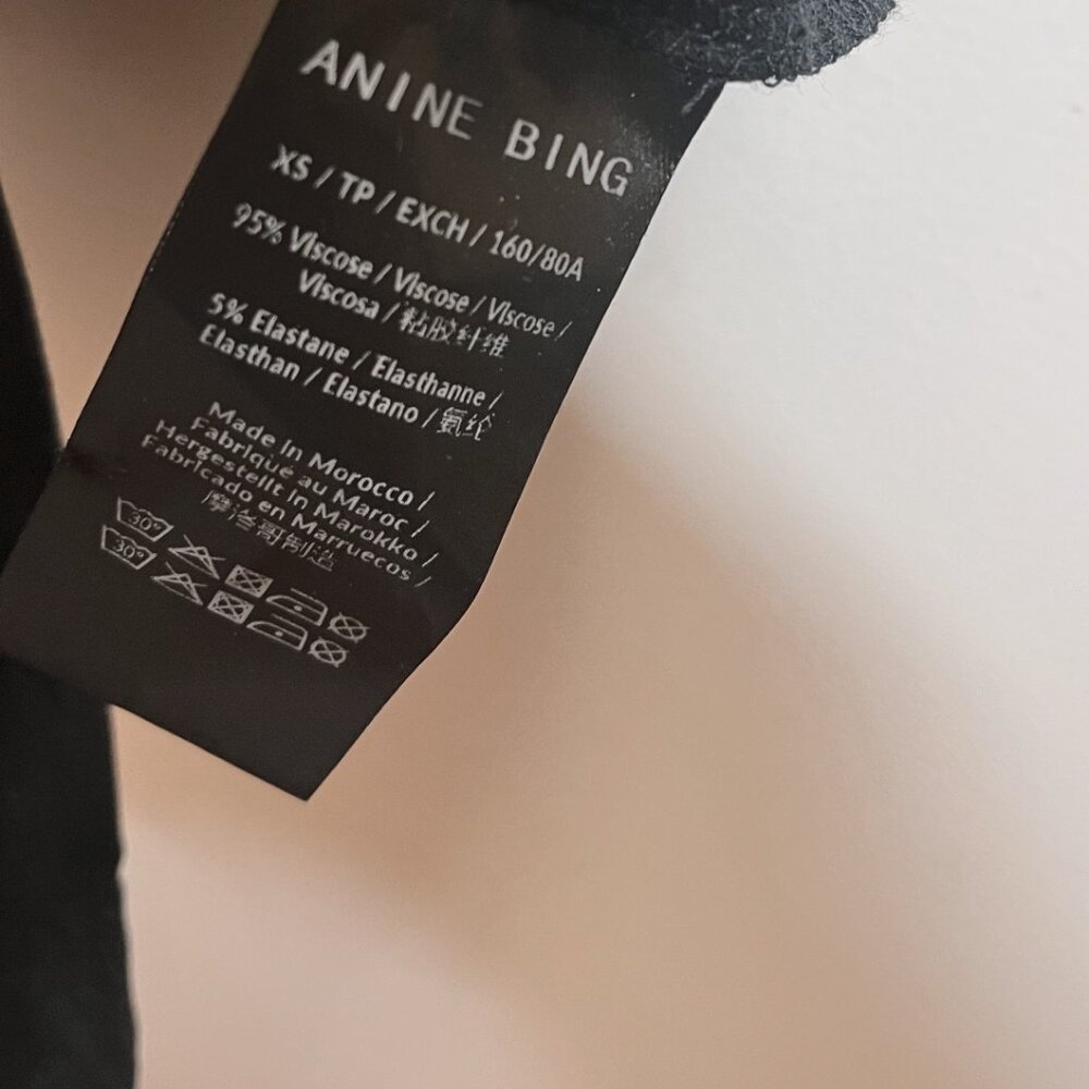 Anine Bing - Zadig Tee- Black -XS - Picture 5 of 5
